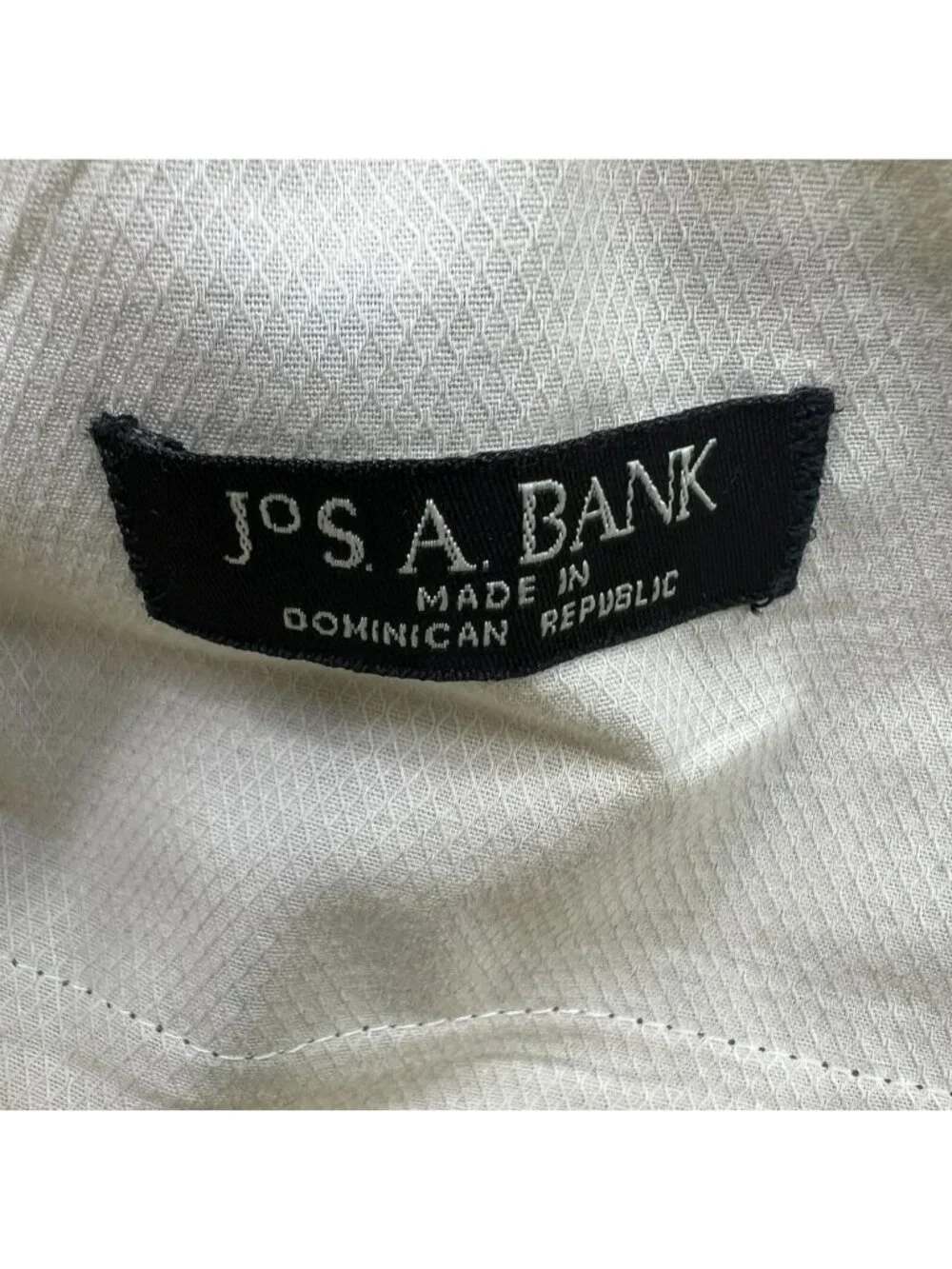 Jos. A. Bank Mens Wool Pleated Dress Pants Size 35 Tan Relaxed Formal Classic
